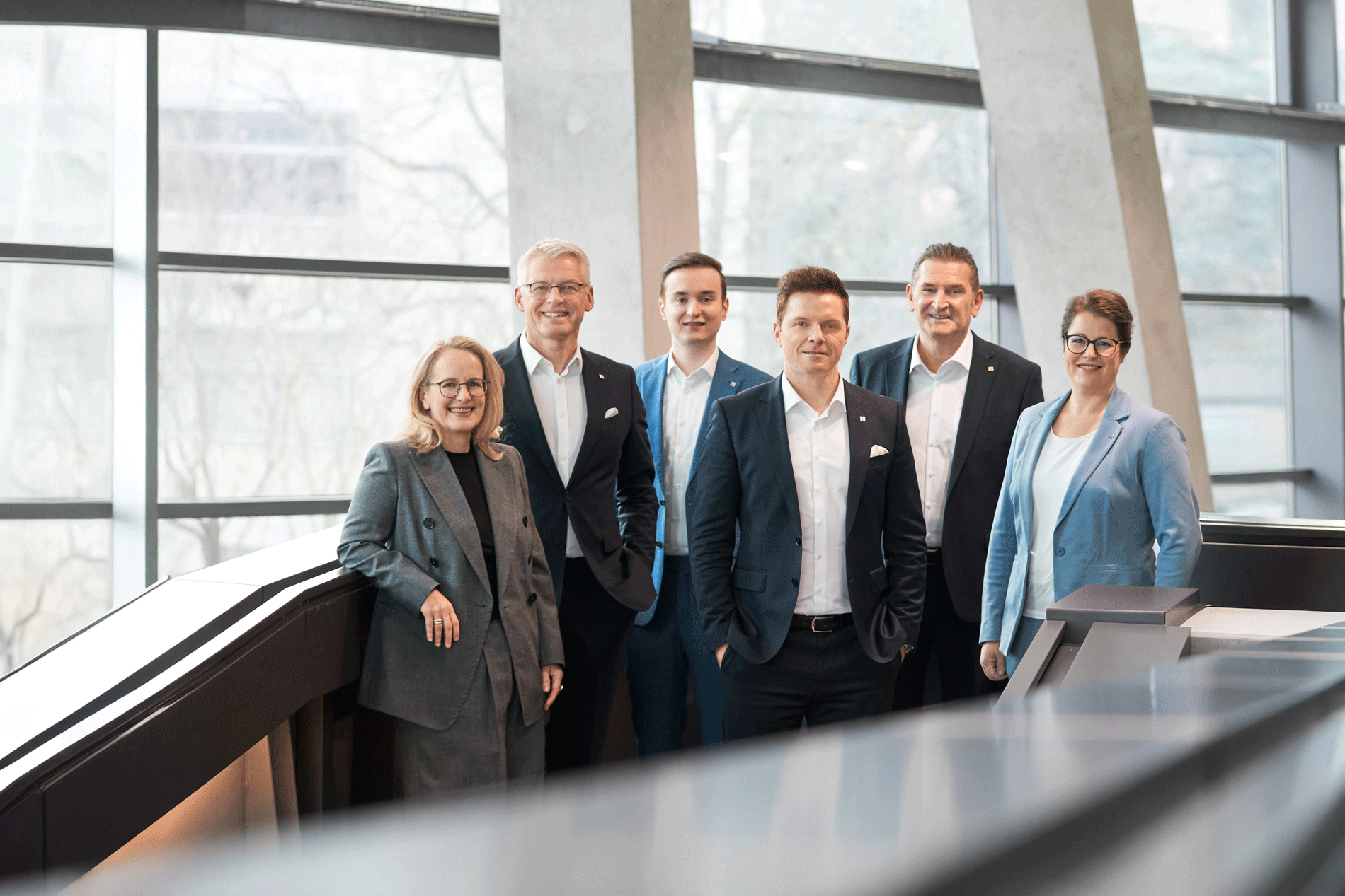 Das Management Board der BüchnerBarella Unternehmensgruppe.